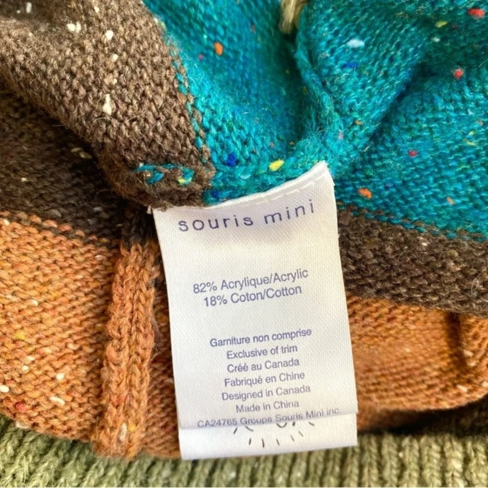 Souris NWT Mini Fair Isle Marled Textured Knit Sweater, Size 5 - Picture 5 of 7